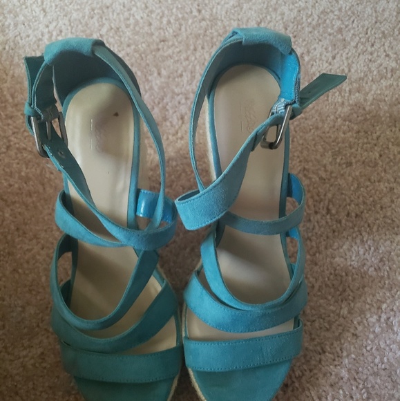 Green/turquoise wedges - Picture 1 of 2